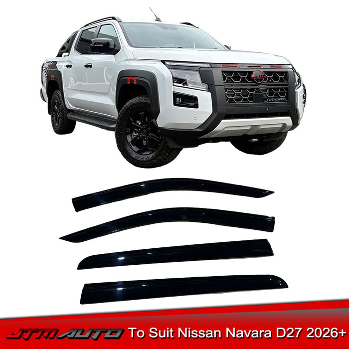 Best Quality Weathershields Weather Shields to suit Nissan Navara D27 2026+
