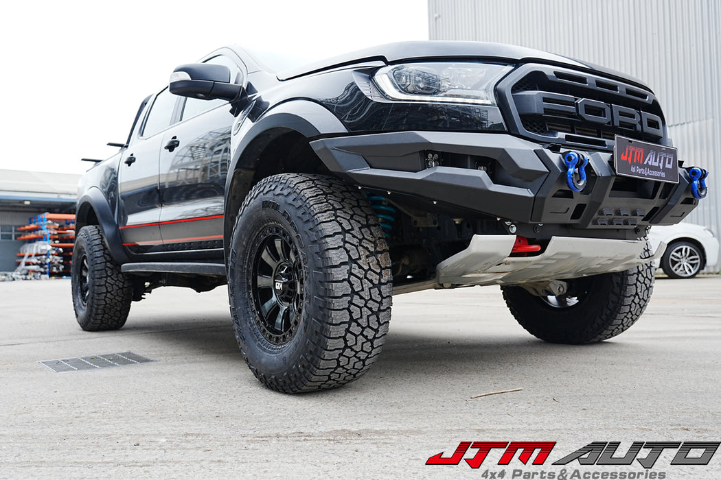 H-TeK Matt Black New Revolution Bull Bar to suit Ford Ranger Raptor 2018-2021
