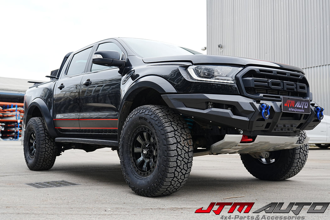 H-TeK Matt Black New Revolution Bull Bar to suit Ford Ranger Raptor 2018-2021