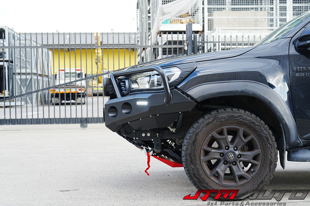 Rugged Bull Bar Bumper Replacement Protection to suit Toyota Hilux N80 2015-2018