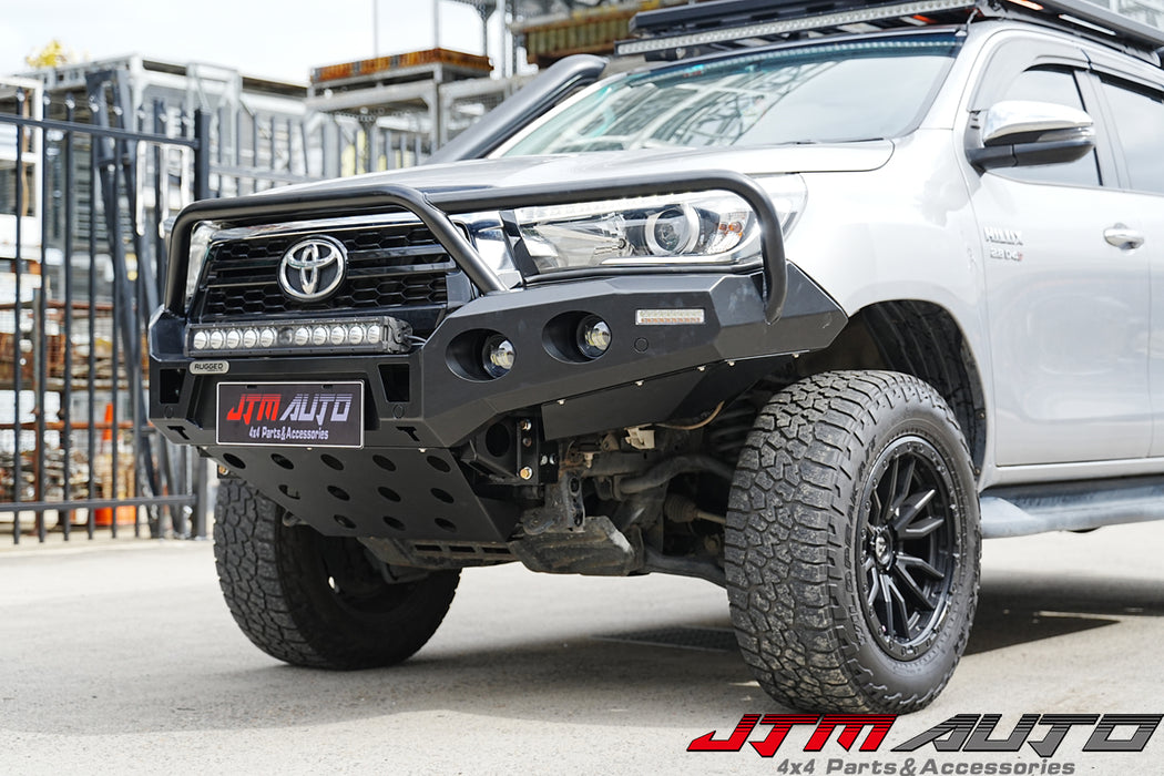 Rugged Bull Bar Bumper Replacement Protection to suit Toyota Hilux N80 2018-2020