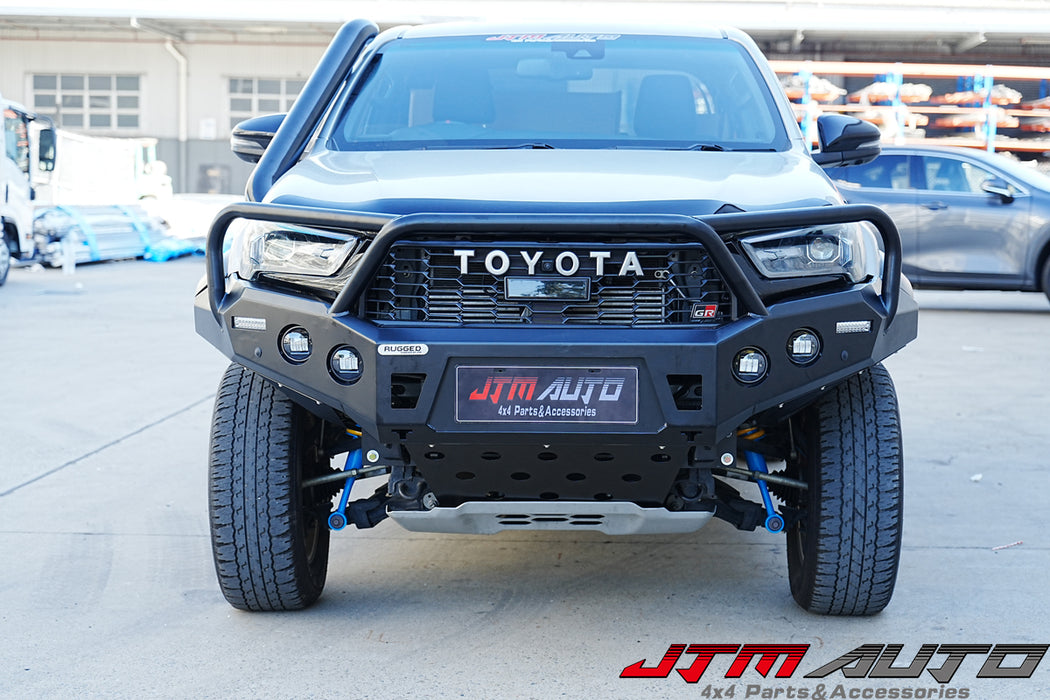 Loop Rugged Bull Bar Bumper Replacement Protection to suit Toyota Hilux GR Sport
