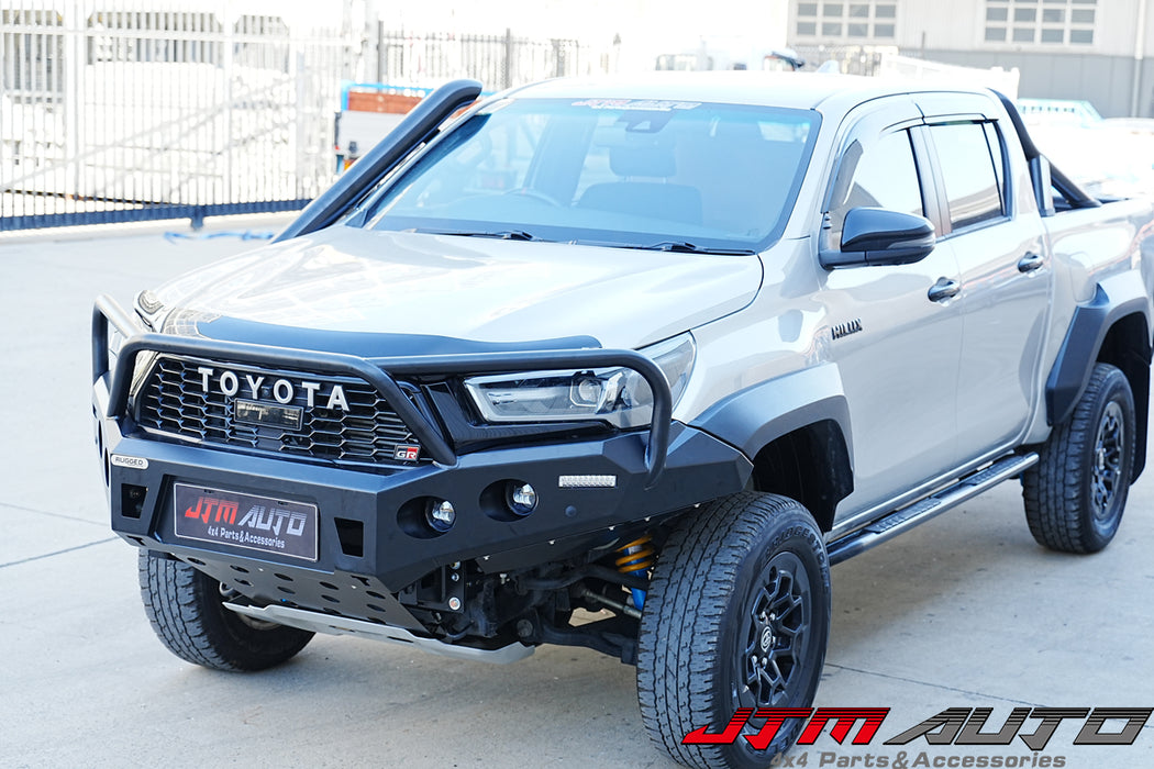 Loop Rugged Bull Bar Bumper Replacement Protection to suit Toyota Hilux GR Sport