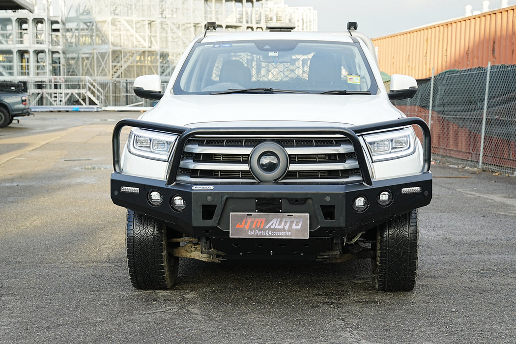 Heavy Duty Steel Bull Bar Winch Compatible for GWM Cannon 2020-2024