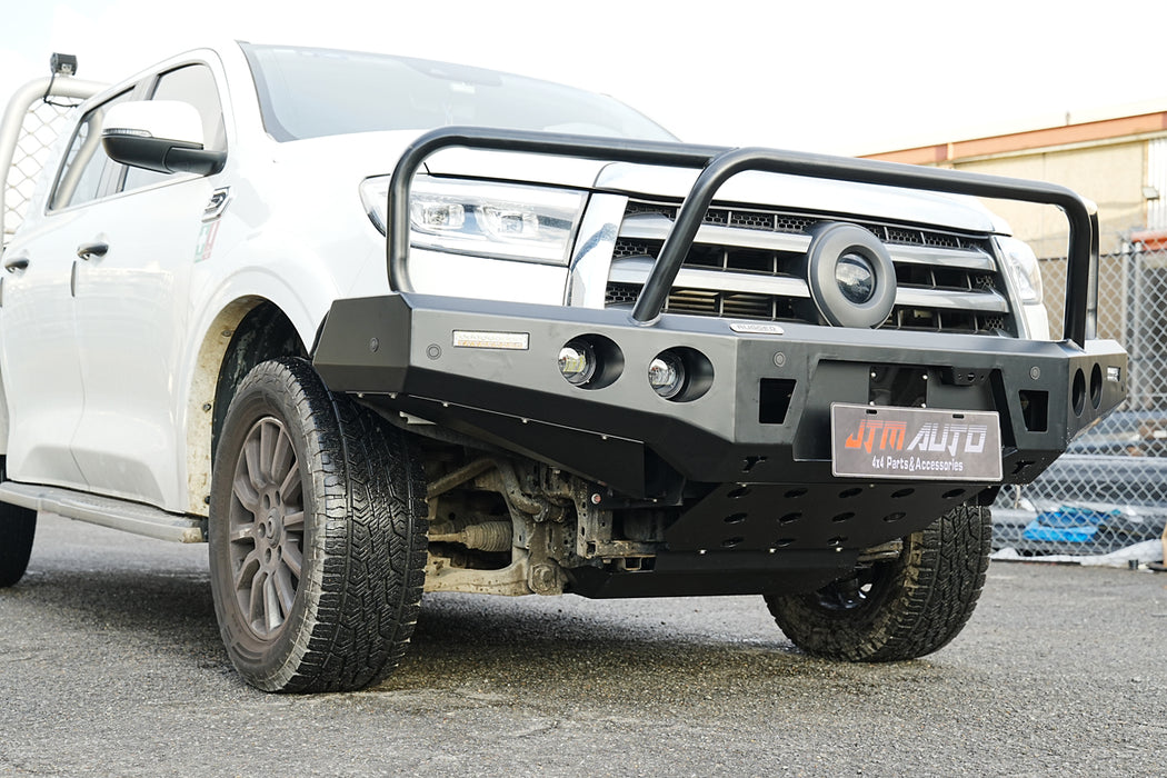 Heavy Duty Steel Bull Bar Winch Compatible for GWM Cannon 2020-2024