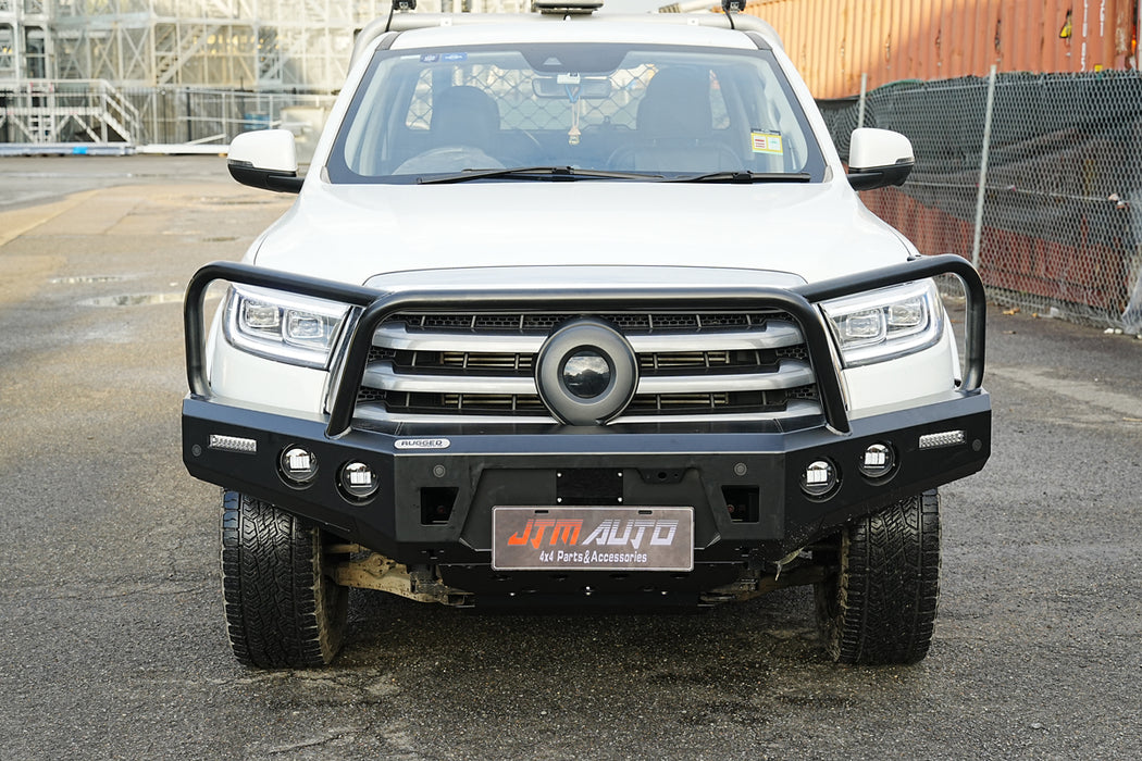 Heavy Duty Steel Bull Bar Winch Compatible for GWM Cannon 2020-2024