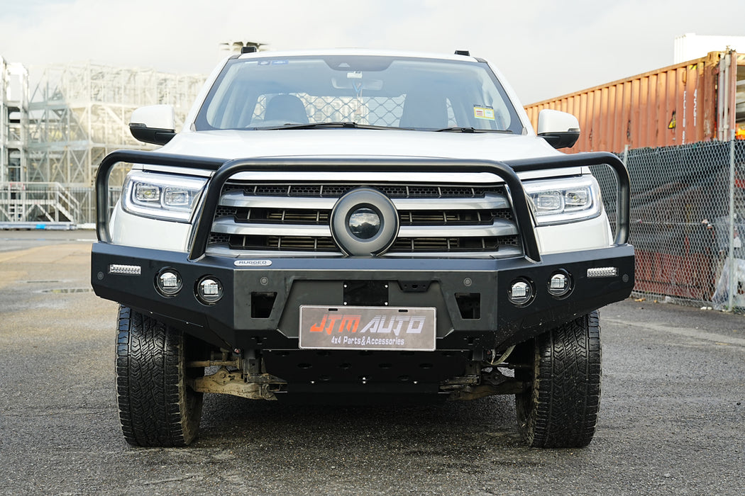 Heavy Duty Steel Bull Bar Winch Compatible for GWM Cannon 2020-2024