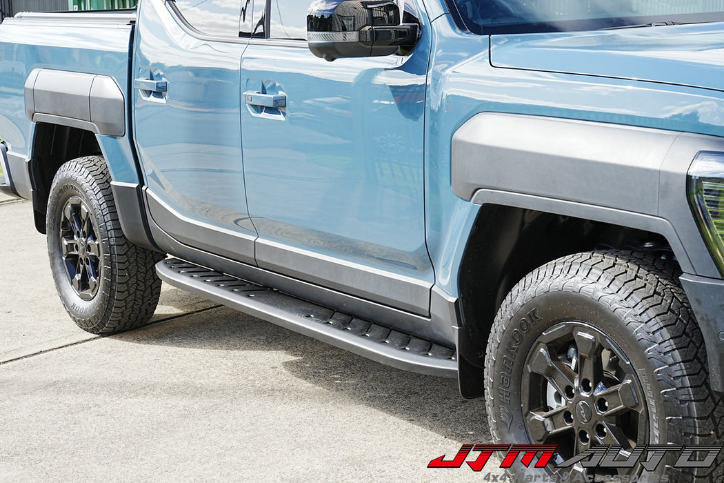 Heavy Duty Shark Bar Side Steps to suit Kia Tasman 2025+
