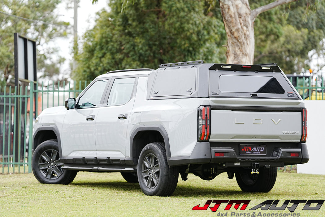 Heavy Duty Full Aluminium Tub Canopy LED to suit LDV Terron 9 / MG U9 2025 Onwards