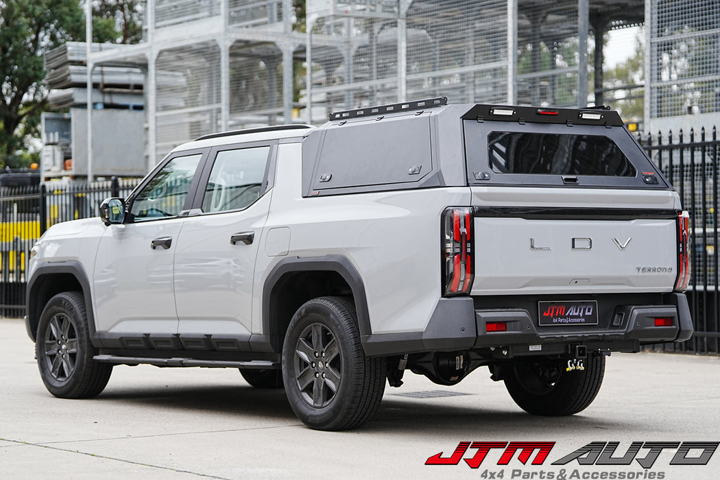 Heavy Duty Full Aluminium Tub Canopy LED to suit LDV Terron 9 / MG U9 2025 Onwards