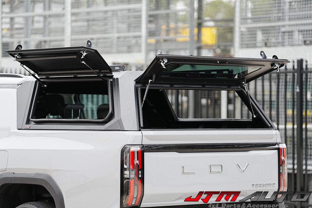 Heavy Duty Full Aluminium Tub Canopy LED to suit LDV Terron 9 / MG U9 2025 Onwards