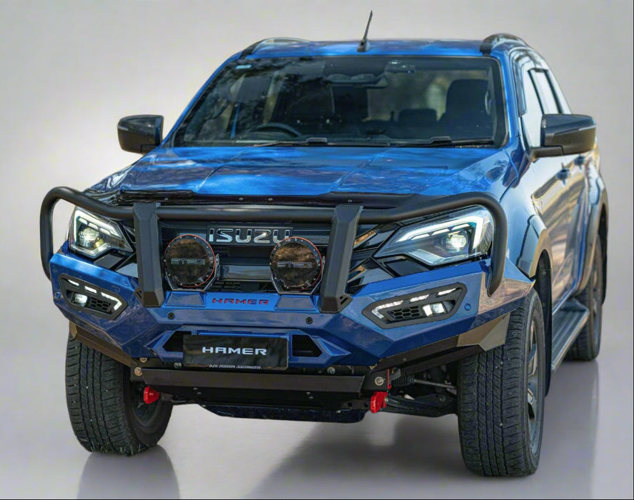 Hamer Atlas series Plus Triple Loop Bull Bar to suit Isuzu D-Max 2024 – Present