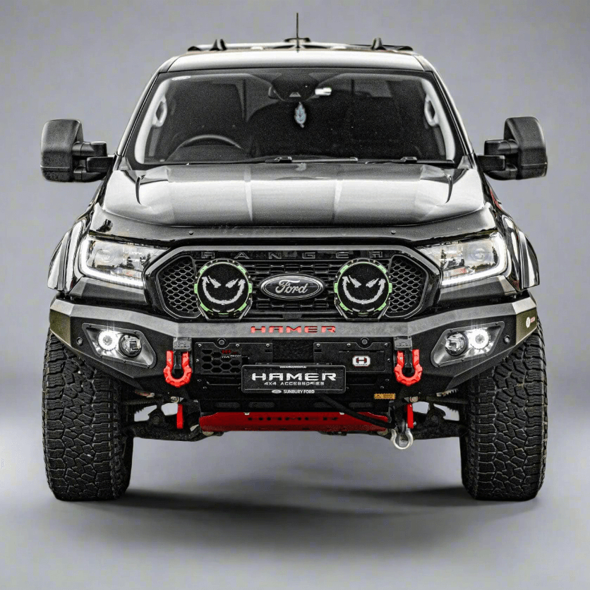 Hamer King Series Bumper Replacement Bull Bar to suit Ford Ranger PX2 ...