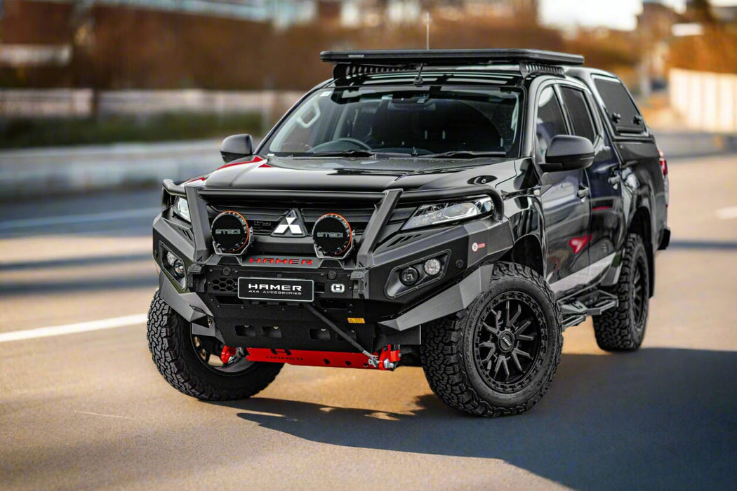 Hamer King series Plus Triple Loop Bull Bar to suit Mitsubishi Triton MR 2018 – 2024