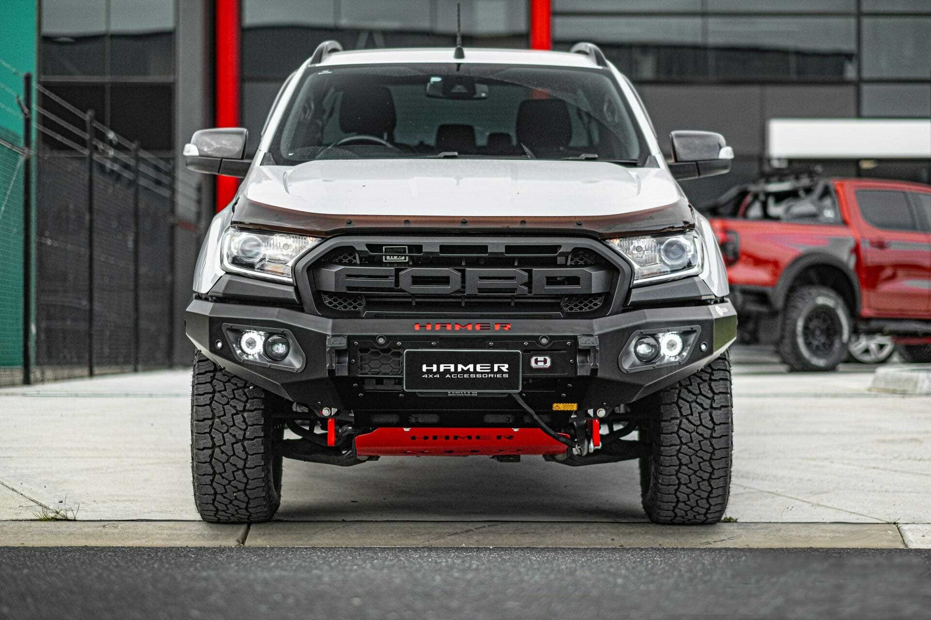 Hamer King Series Bumper Replacement Bull Bar to suit Ford Ranger PX2 ...