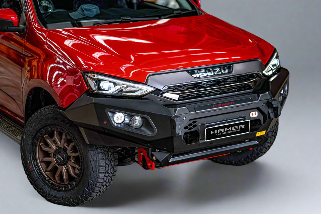 Hamer King series Bumper replacement bull bar to suit Isuzu Mux 2021 – Present