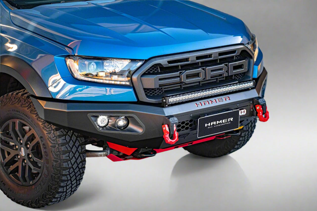 Hamer King Series Bumper Replacement Bull Bar to suit Ford Ranger Raptor 2018-2022