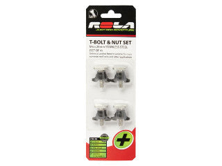 ROLA Hardware Pack - M6 SS T Bolt and Nut Set - 4 pack