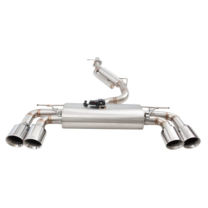XForce Exhaust for Volkswagen Golf R 3" Catback Exhaust with Quad 4" Tips and Varex Muffler