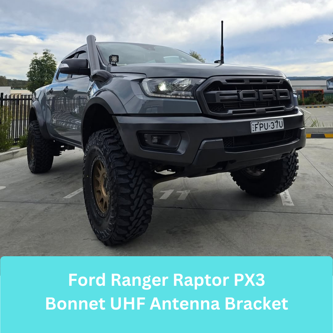 Bonnet UHF Antenna Bracket BB-001 to suit Ford Ranger Raptor 2018 ...