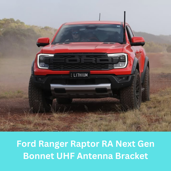 Bonnet Aerial UHF Antenna Bracket BB-035 to suit Ford Ranger Raptor RA 2022+
