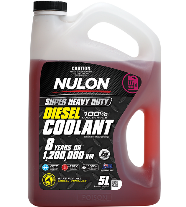 Nulon Super Heavy Duty Diesel Coolant 100% Concentrate 5L