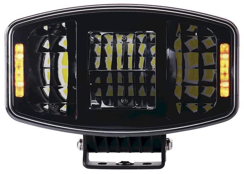 HULK 4X4 9.7" Slimline Rectangle LED Driving Light w/ Front Indicator & Position Lamp