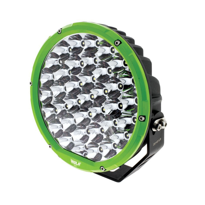 HULK 4X4 9” Round LED Driving Lamp - Green Bezel