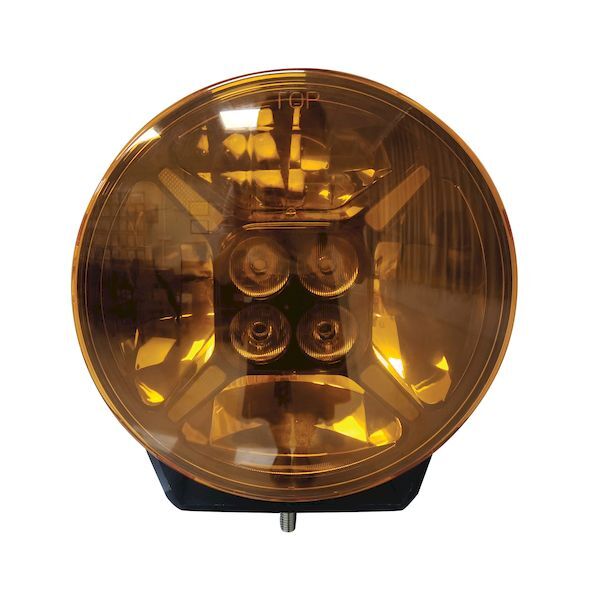 HULK 4X4 HULK 4x4 9" Round LED Driving Light w/ Front Position Lamp (Black Fascia)