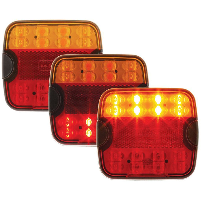 HULK 4X4 LED STOP/TAIL/IND/LIC PLT LAMP 9-33V 500mm LEAD