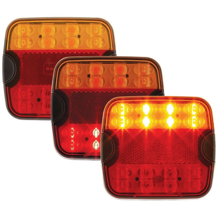 HULK 4X4 LED STOP/TAIL/IND LAMP 9-33V WITH 500MM LEAD
