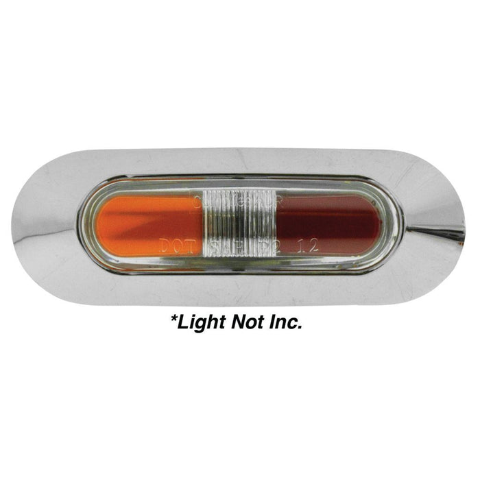 Ignite PKT 4 CHROME BEZEL T/S ZEON LED SIDE MARKER LAMPS . 95 x 32 x 16mm