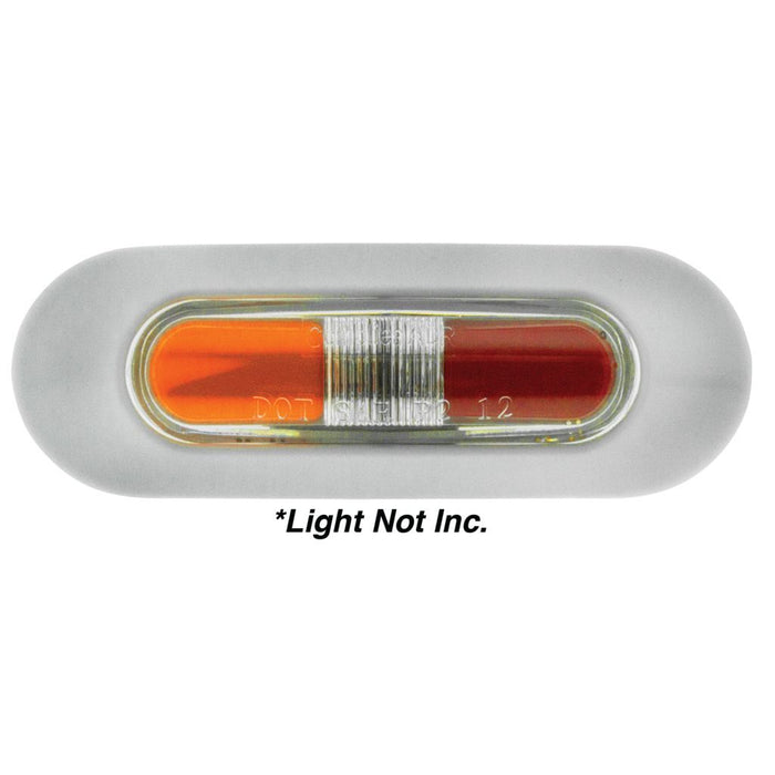 Ignite PKT 4 WHITE BEZEL T/S ZEON LED SIDE MARKER LAMPS . 95 x 32 x 16mm