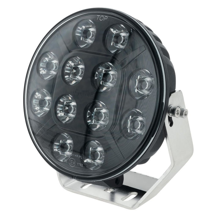 Ignite 7" LED DRIVING LIGHT SPOT BEAM 8 Deg 9-36V 60 Watt BLACK FACE 12 LEDs 5,400 Lumens