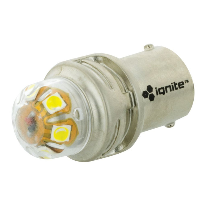 Ignite BA15s white 12/24V 900 Lumens (PKT2)