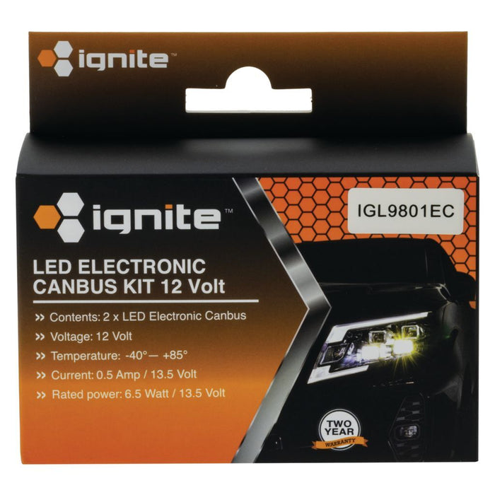 Ignite H1 & H3 ELECTRONIC CANBUS KIT 12V (PKT2)