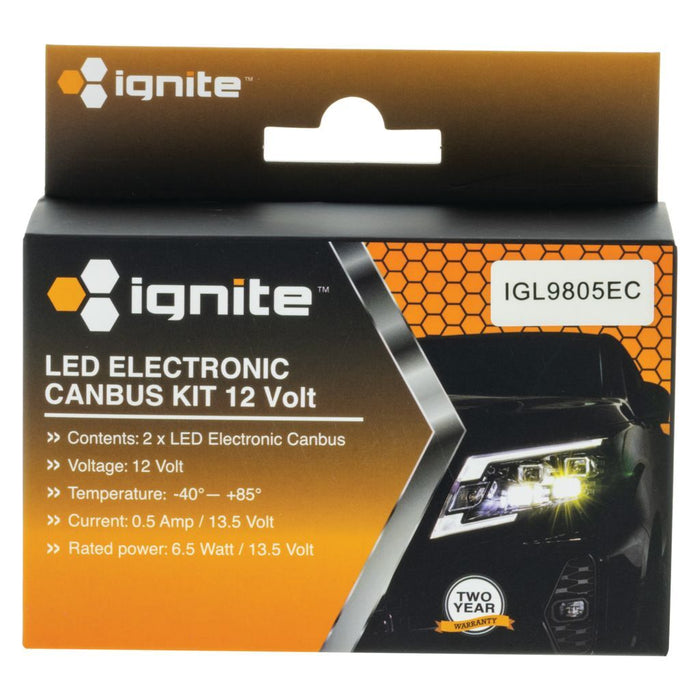 Ignite HB3/HB4/H10/HIR2 ELECTRONIC CANBUS KIT 12V (PKT2)