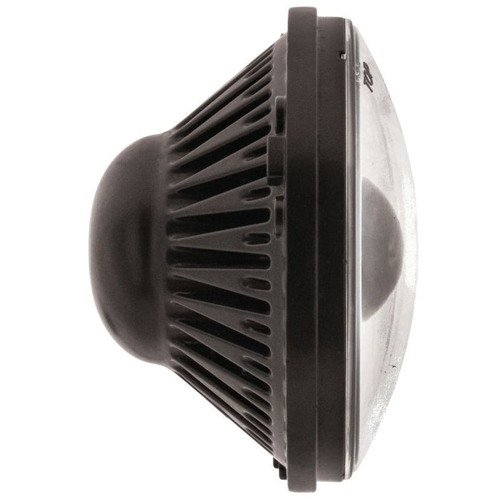 Ignite 7" LED HEADLIGHT 9-36V HIGH/LOW BEAM BLACK FASCIA