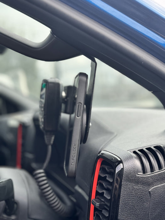 Phone & UHF Hand Piece Holder 4009-PH-D to suit Toyota Hilux N80 2015+
