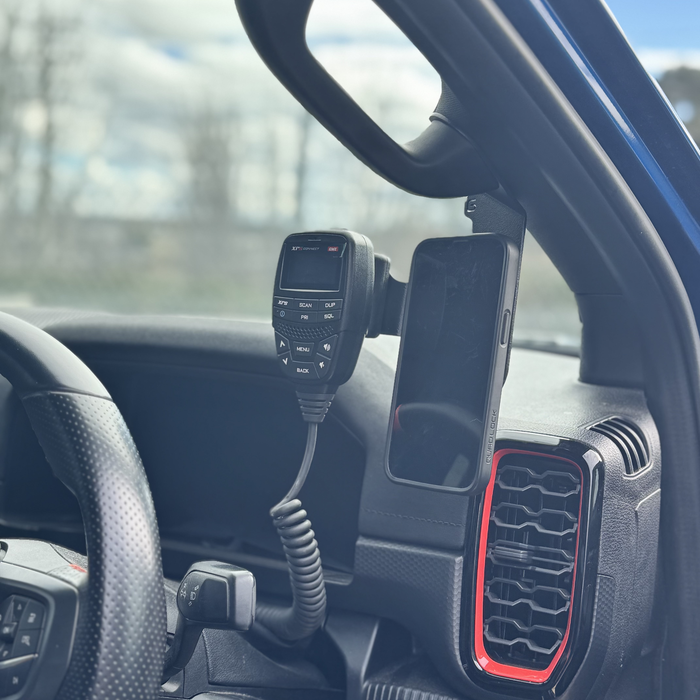 Phone & UHF Hand Piece Holder 4009-PH-D to suit Toyota Hilux N80 2015+