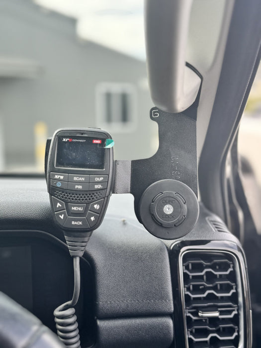Phone & UHF Hand Piece Holder 4009-PH-D to suit Toyota Hilux N80 2015+