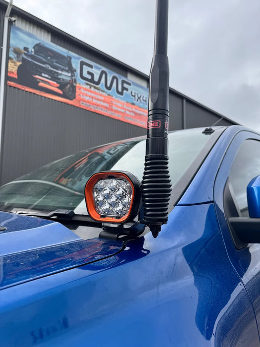 GMF Bonnet LED light brackets (pair) to suit Ford Next-Gen Ranger, Raptor, Everest 2022 Onwards