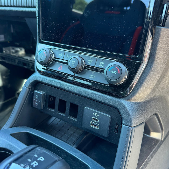 Switch Panel to suit 12" Screen SW-1012 to suit Next Gen Ford Ranger Wildtrak, Limited, Raptor & Everest