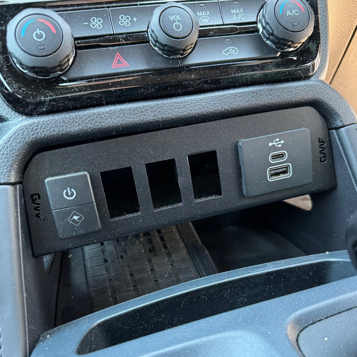 Switch Panel to suit 12" Screen SW-1012 to suit Next Gen Ford Ranger Wildtrak, Limited, Raptor & Everest