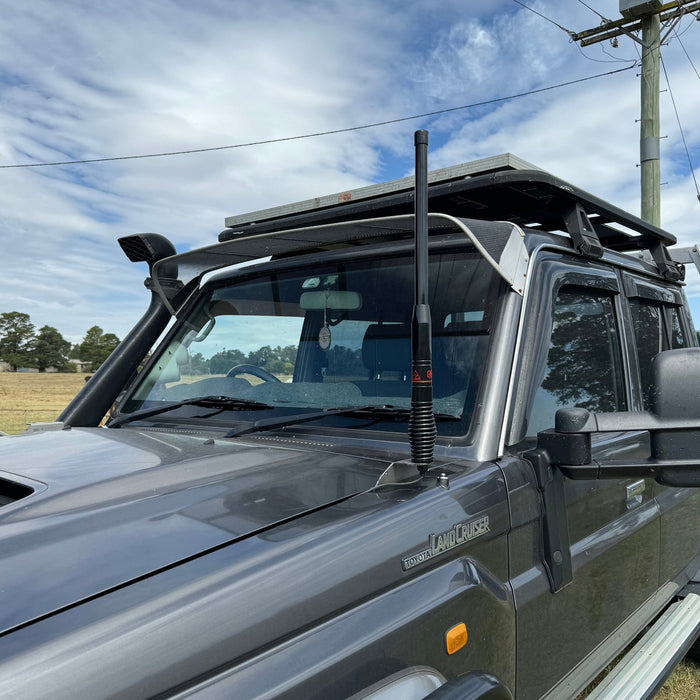 Fender Aerial UHF Antenna Bracket FB-138 to suit Toyota Landcruiser LC79 2012-2023