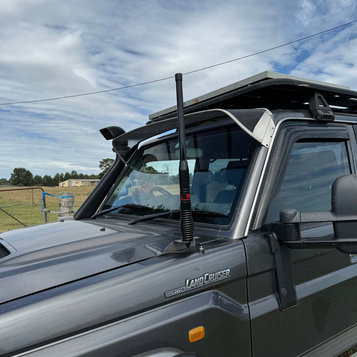 Fender Aerial UHF Antenna Bracket FB-138 to suit Toyota Landcruiser LC79 2012-2023