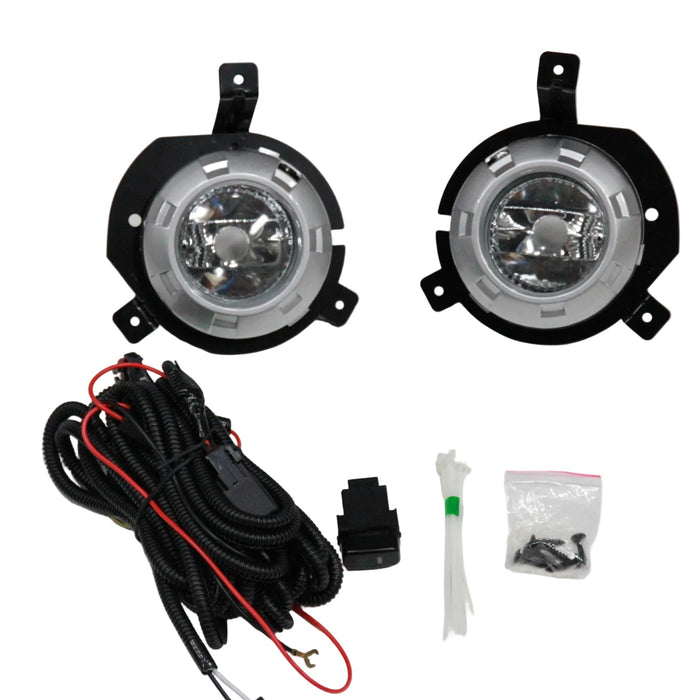 Driving/Fog Lights Lamps Complete Kit Suits Mitsubishi Triton 2006-2008