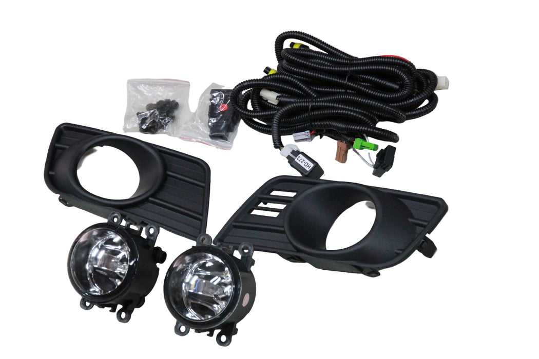 Driving/Fog Lights Lamps Complete Kit suitable for Suzuki Swift (2007–2010)