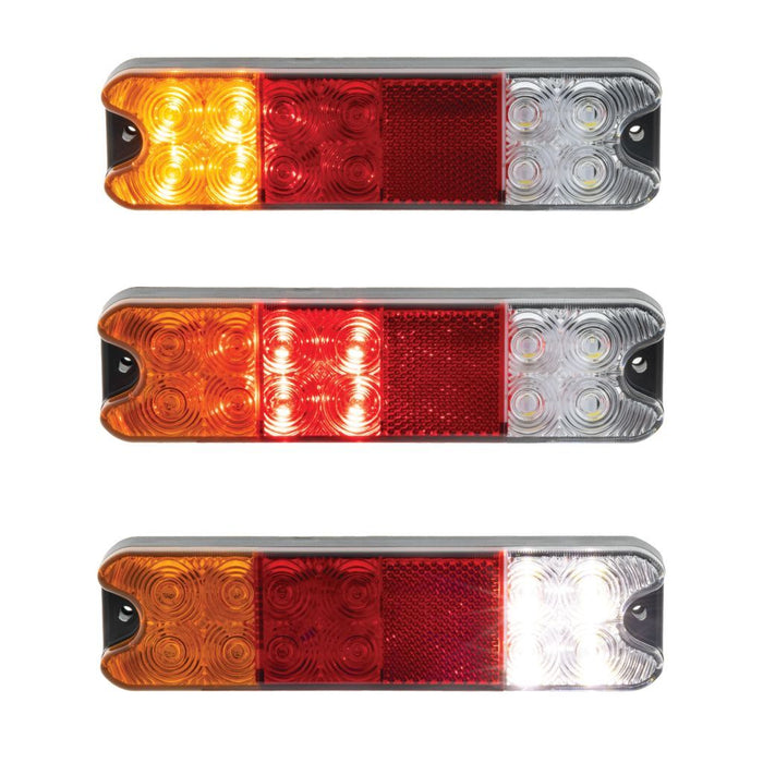 Ignite LED Stop/Tail/Ind/Rev Lamp - Pair 10-30v 300mm lead