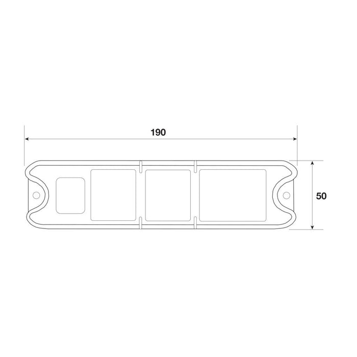 Ignite LED Stop/Tail/Ind/Rev Lamp - Pair 10-30v 300mm lead